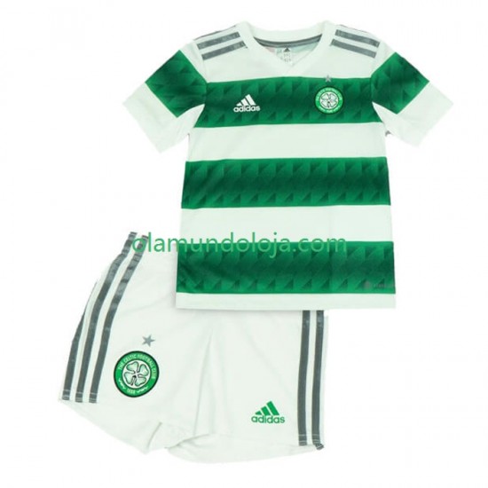 Camisola Celtic Criança Equipamento Primeiro 2022-2023 Manga Curta